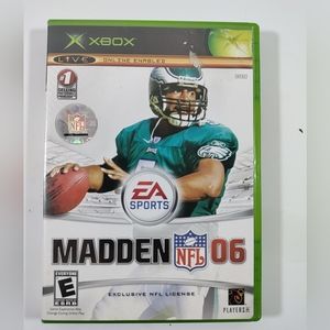 Madden NFL 06 (Microsoft Xbox, 2005) no manual